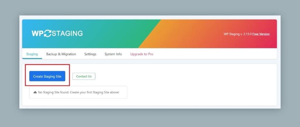 Crear sitio de ensayo con WP Staging WordPress plugin